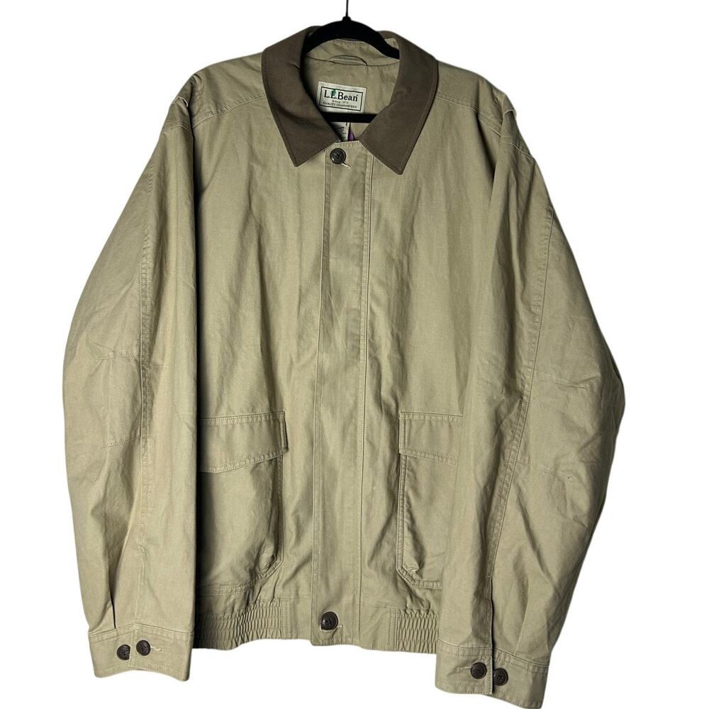 ll bean barn / chore jacket in beige size xxl